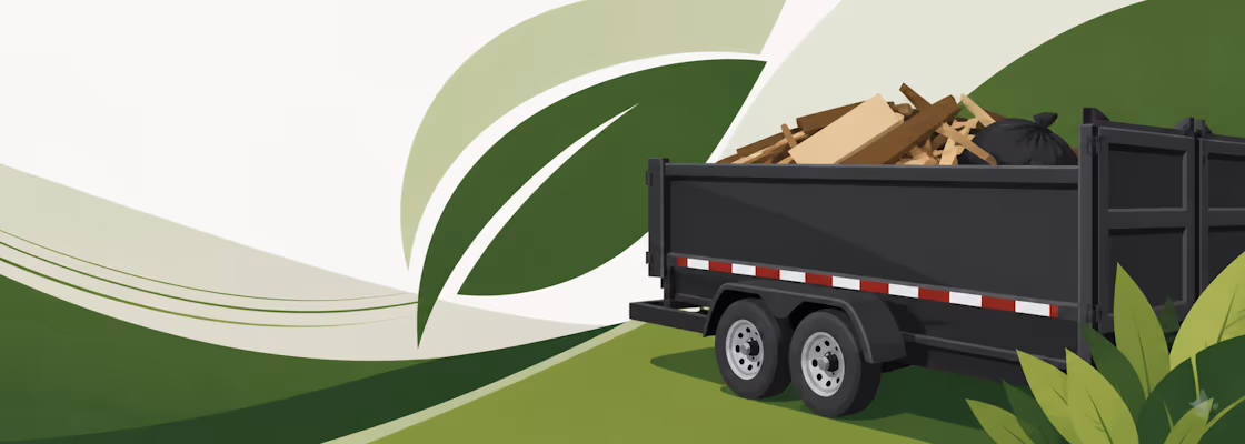 GreenPath dump trailer staged for loading